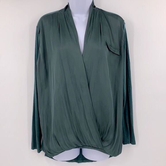 Dolan Emerald Green‎ Top Sz M - Picture 1 of 6